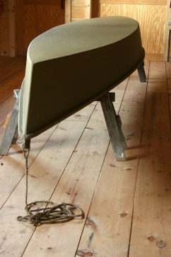 Battenkill Bateau - Hull in Shop - upside down