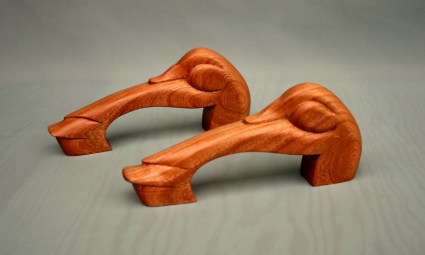 Cherry Canvasback Handle - pair