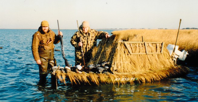 SJS Sneakbox + Blind - early 90s south of Thatch